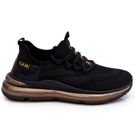 Zapatillas Deportivas de Hombre sin Cordones GOE LL1N4024 Negro