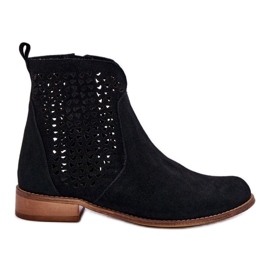 Botas Ante Nicole 2791/028 Negro