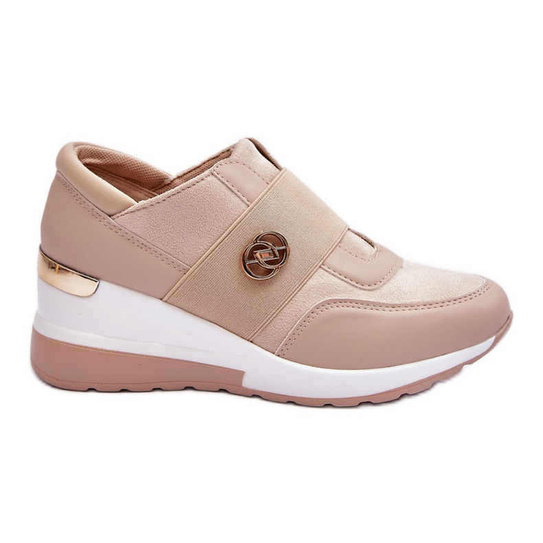 Deportivas Mujer Sin Cordones Beige Jonas
