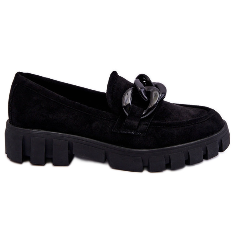 Vinceza Mocasines Mujer Ante Plataforma Negro Bennett