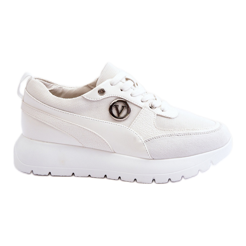 Vinceza Zapatillas Chana de Mujer Blancas con Plataforma blanco