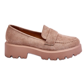 Vinceza Mocasín Clásico Ante Mocasín Beige Corrin