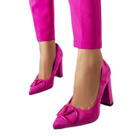 Zapatos de salón elegantes rosas de Vinceza rosado
