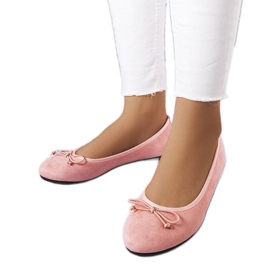 BM Bailarinas rosas con lazo Chandonnet rosado