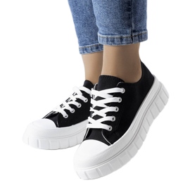 Deportivas plataforma Bellemare negras negro