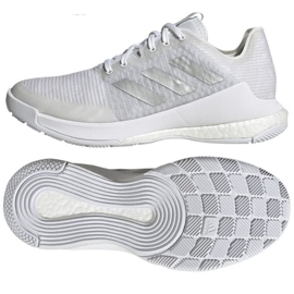 Zapatillas de voleibol adidas CrazyFlight W HR0635 blanco blanco