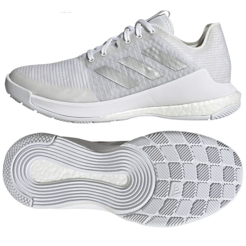 Zapatillas de voleibol adidas CrazyFlight W HR0635 blanco blanco