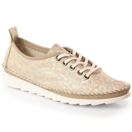 Deportivas mujer piel ligera beige Artiker 52C0691