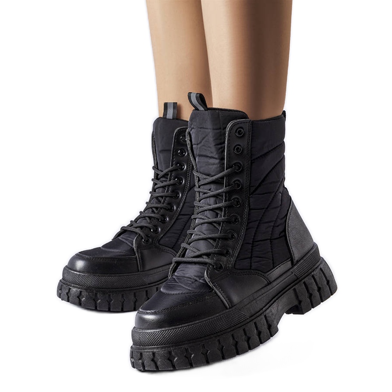 Botas de nieve con aislamiento negro Collin Botas de nieve con aislamiento negro Collin