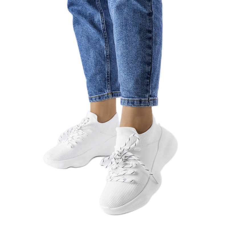 Deportivas de tejido blanco de Lavallée Deportivas de tejido blanco de Lavallée
