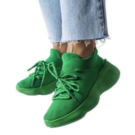 Deportivas de tejido verde de Lavallée