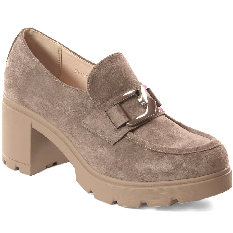 Zapatos mujer ante poste y plataforma beige Potocki SZ12041