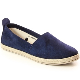 Alpargatas mujer azul marino Potocki 16009 slip-on