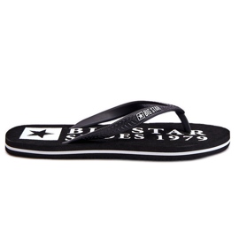 Chanclas ligeras para hombre Big Star LL174444 Black negro
