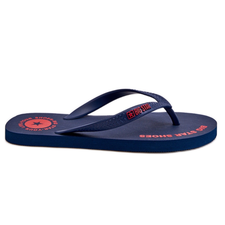 Chanclas de Hombre Big Star LL174424 Azul Marino negro