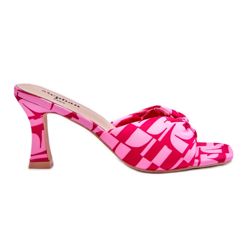 Tacones altos de moda en estampado rosa Floria rosado