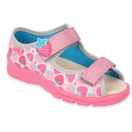 Zapatos befado niño 869X170 azul rosa plata