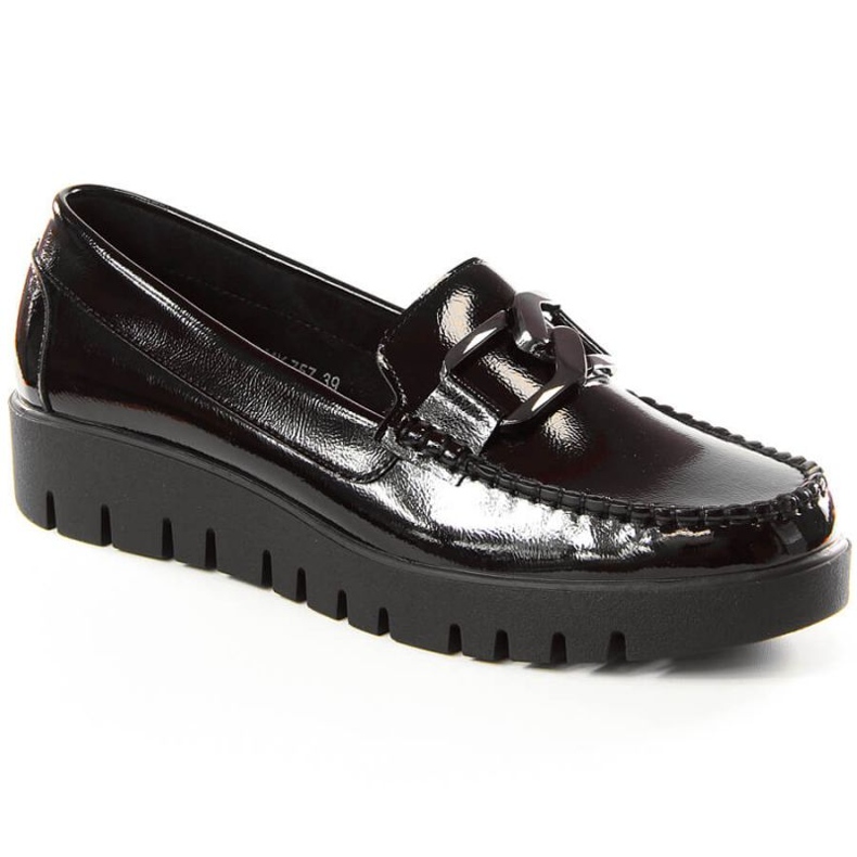 Mocasines plataforma lacada Sergio Leone W SK382E negro