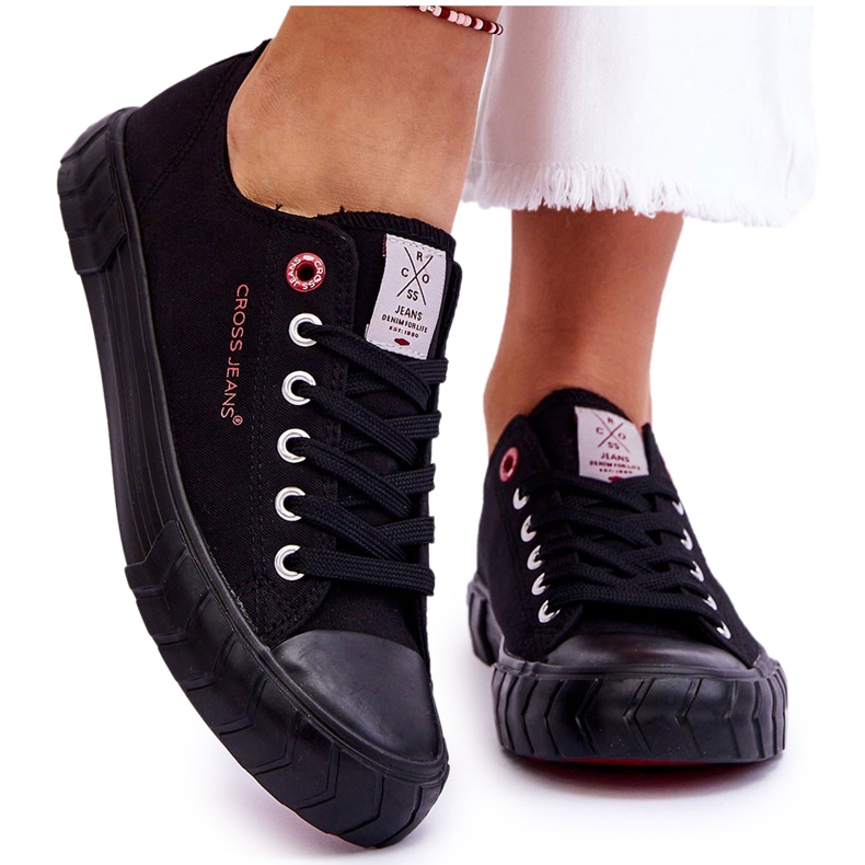 Zapatillas Clásicas de Mujer Cross Jeans LL2R4051 Negro