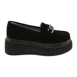 Mocasines ante Filippo DP4450 BK negro