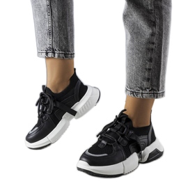 Zapatillas estilo calcetín Peggy negras negro Zapatillas estilo calcetín Peggy negras negro