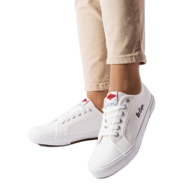 Lee Cooper LCW-23-44-1648L zapatillas blancas blanco