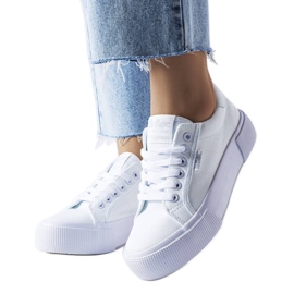 Lee Cooper LCW-22-31-0884L zapatillas blancas blanco