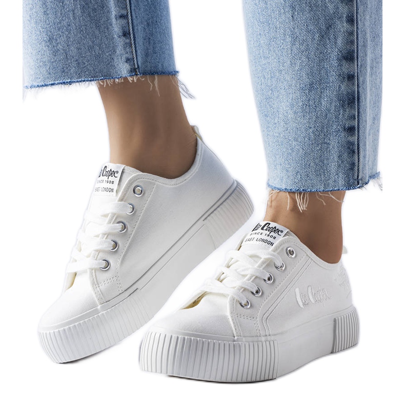 Lee Cooper LCW-23-31-1806L zapatillas blancas blanco