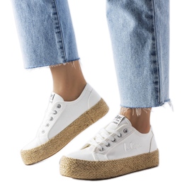 Alpargatas blancas Lee Cooper LCW-23-31-1796L blanco Alpargatas blancas Lee Cooper LCW-23-31-1796L blanco
