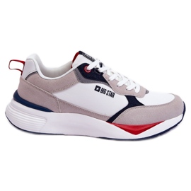 Zapatos Deportivos Hombre Memory Foam Big Star LL174235 Blanco-Gris