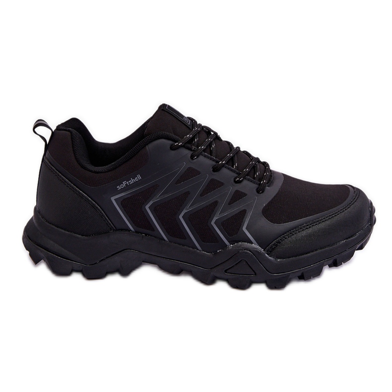 Calzado deportivo Softshell Trekking para hombre Black Jack negro