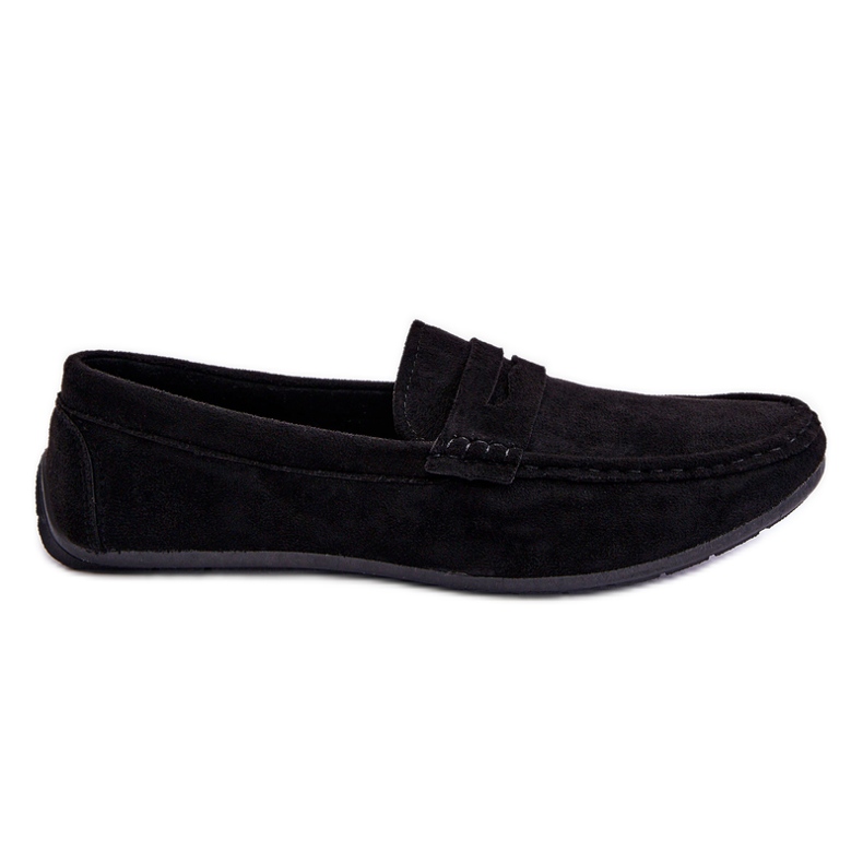 Mocasines Hombre Ante Negro Mack