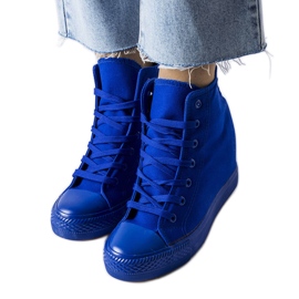 BM Zapatillas de cuña azules de Groussay