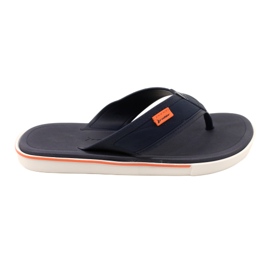 Chanclas de gel para hombre Rider 11772 AG379 Azul negro