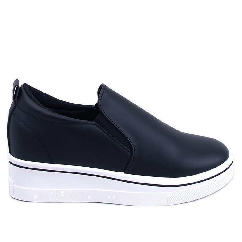 BM Naito zapatillas negras con cuña negro