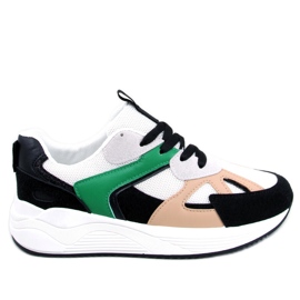 BM Zapatillas de mujer Albie Negras multicolor