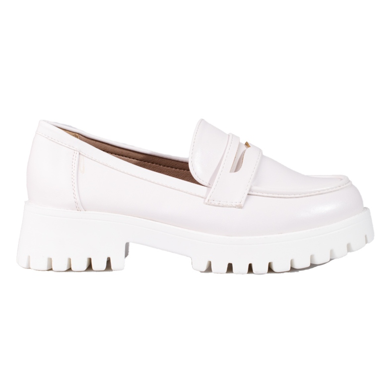 Mocasines mujer plataforma Shelovet blanco