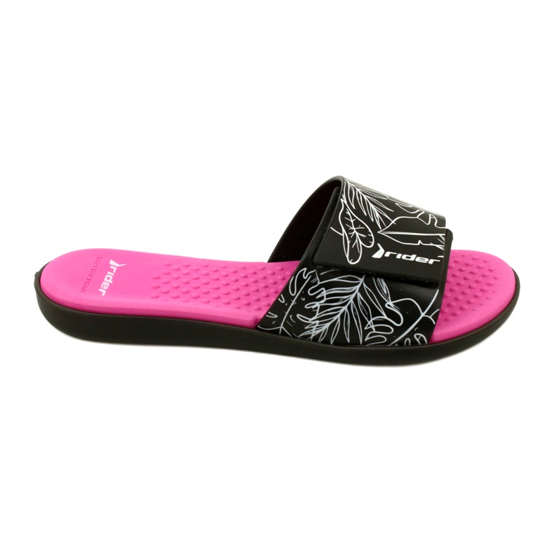 Zapatillas de piscina Rider 83331 AD447 blanco negro rosado