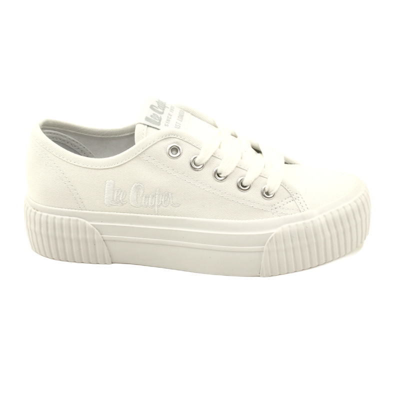 Lee Cooper LCW-23-31-1780L Zapatillas deportivas con suela gruesa, blanco