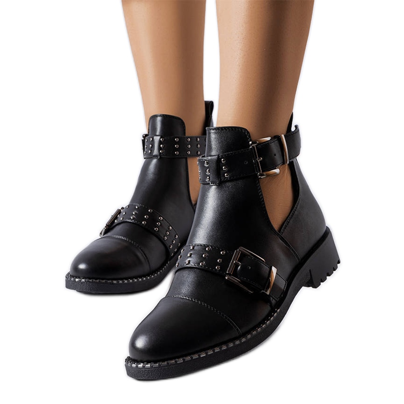 Botas negras con aberturas de Blondlot negro Botas negras con aberturas de Blondlot negro