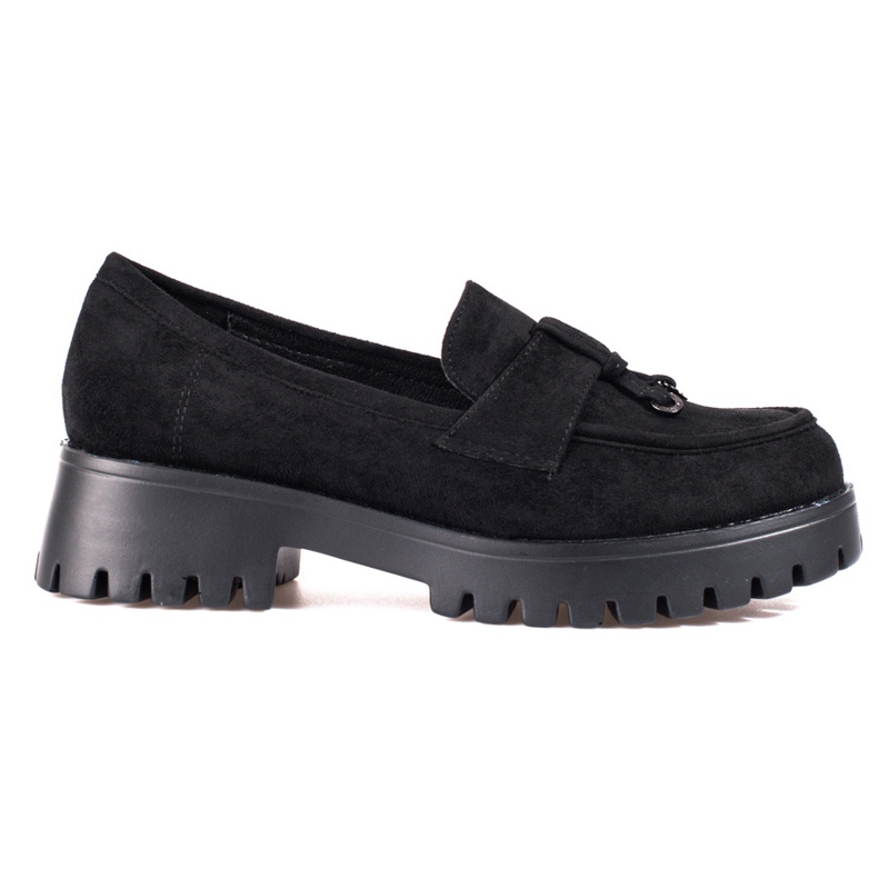 Zapatos plataforma mujer ante negro Shelovet