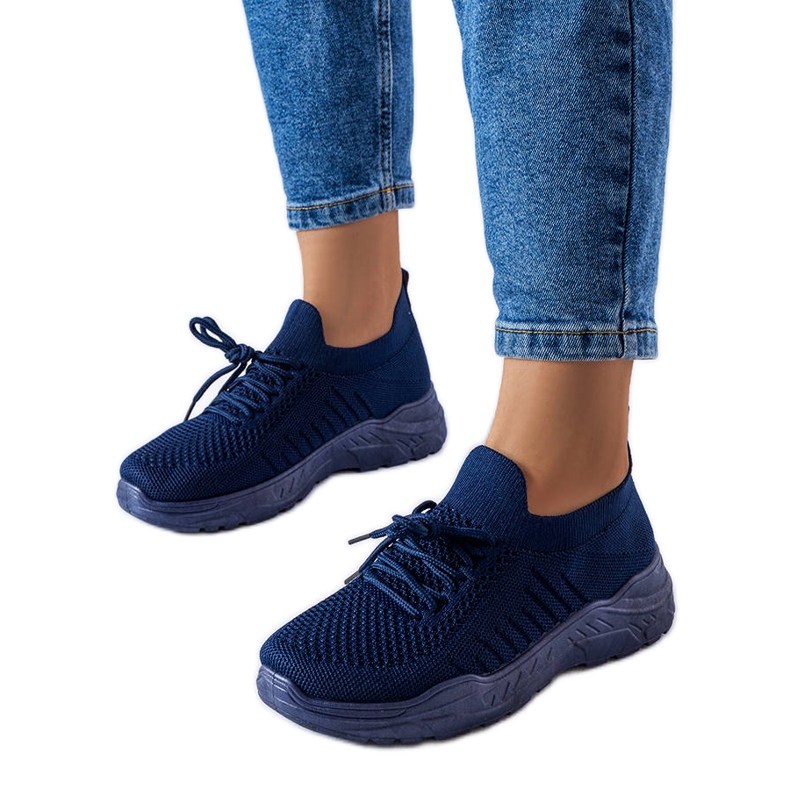 Zapatillas azules con parte superior flexible de Gois