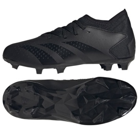 Adidas Predator Accuracy.3 Fg Jr GW4610 zapatos de fútbol negro negro