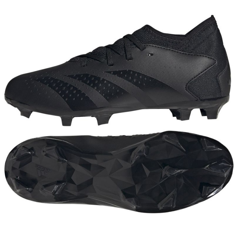 Adidas Predator Accuracy.3 Fg Jr GW4610 zapatos de fútbol negro negro