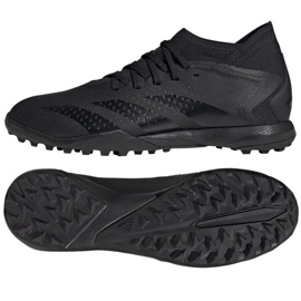 Adidas Predator Accuracy.3 Tf M GW4639 zapatos de fútbol negro negro