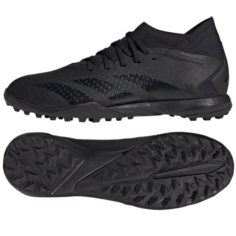 Adidas Predator Accuracy.3 Tf M GW4639 zapatos de fútbol negro negro Adidas Predator Accuracy.3 Tf M GW4639 zapatos de fútbol negro negro