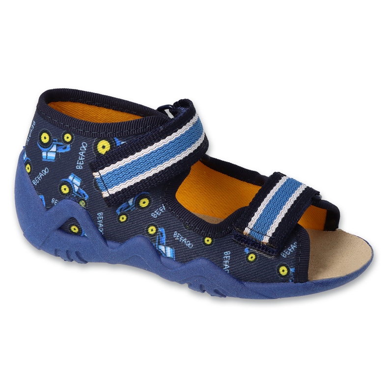 Zapatos befado amarillo niño 350P039 azul