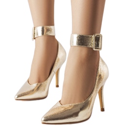 Tacones dorados metalizados Janin Tacones dorados metalizados Janin