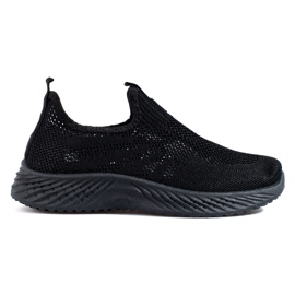 Zapatos deportivos calados de mujer Shelovet negro