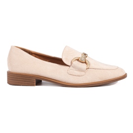 Seastar Mocasines mujer Shelovet ante beige